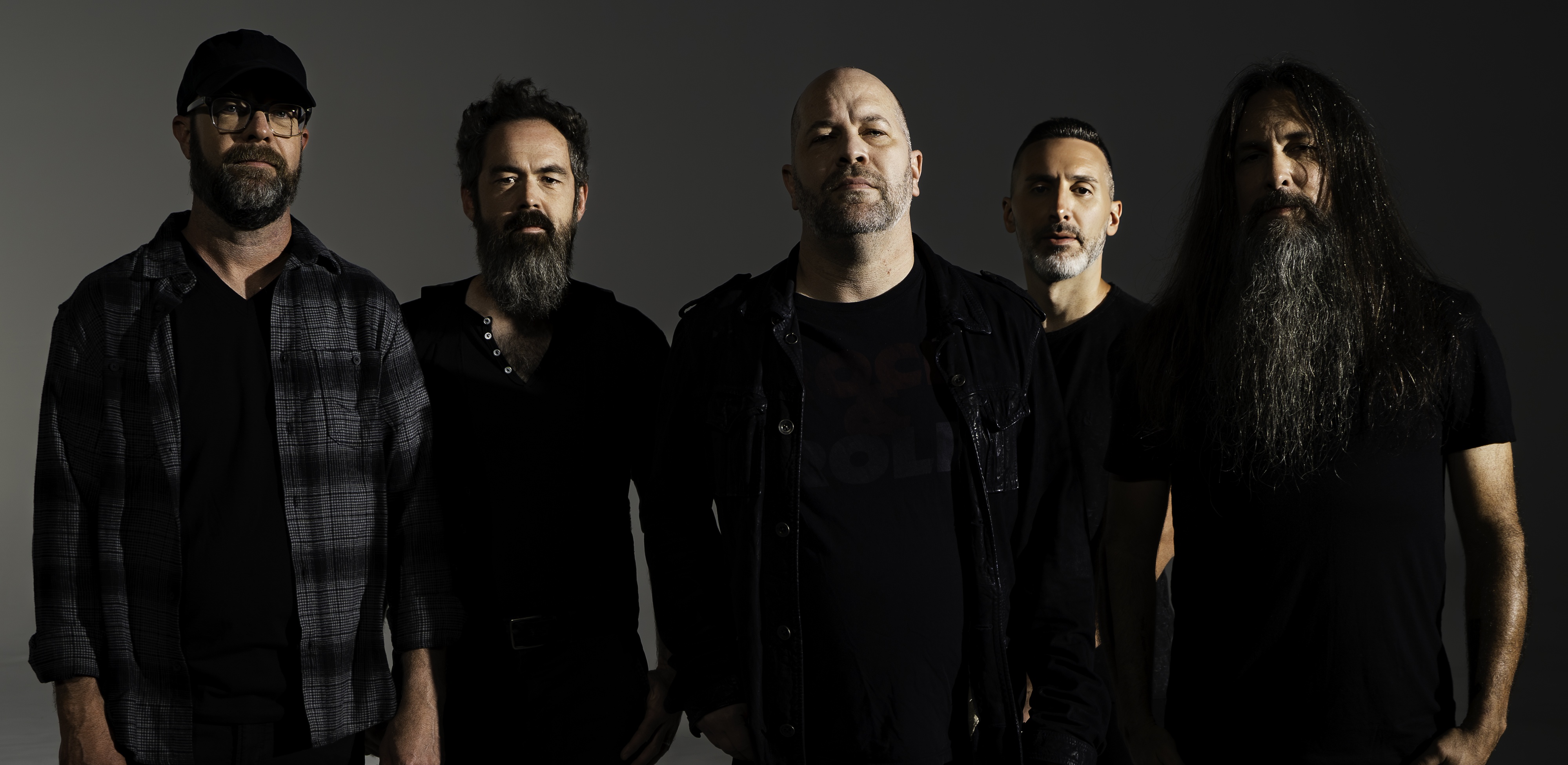 The five male member of the rock band Finger Eleven