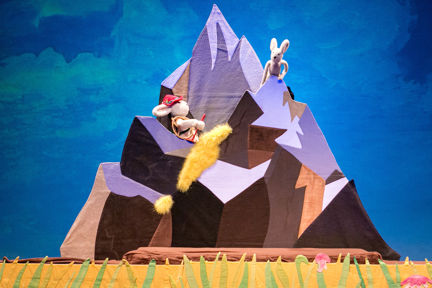 Images from the production of Mermaid Theatre's Goodnight Moon and The Runaway Bunny