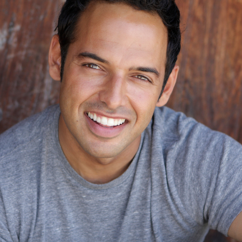 Shaun Majumder posing. 