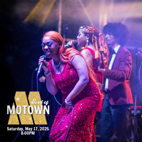 singers on stage in sequined gowns