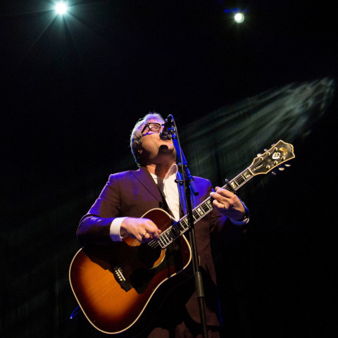 Steven Page on stage with his guitar