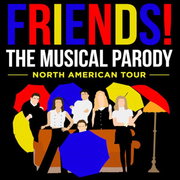Friends! The Musical Parody Comic of the show "Friends" characters in primary colours