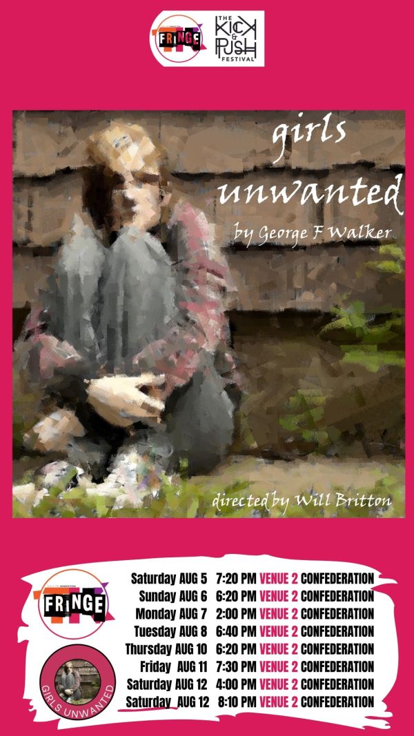 Girls Unwanted Poster showing times of event in Confederation Hotel
